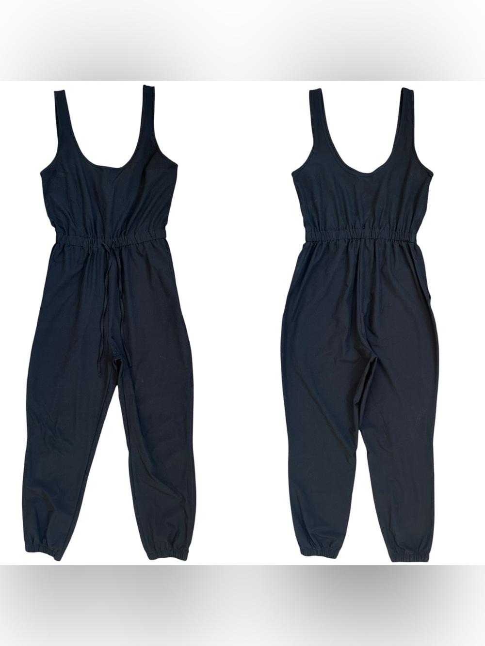 Abercrombie & Fitch Traveler Athleisure Black Sleeveless Casual Jumpsuit Small